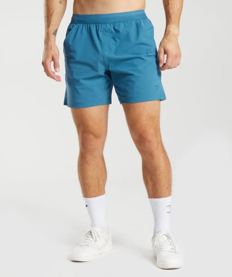 Men's Gymshark Studio Shorts Blue | CA 7N580D